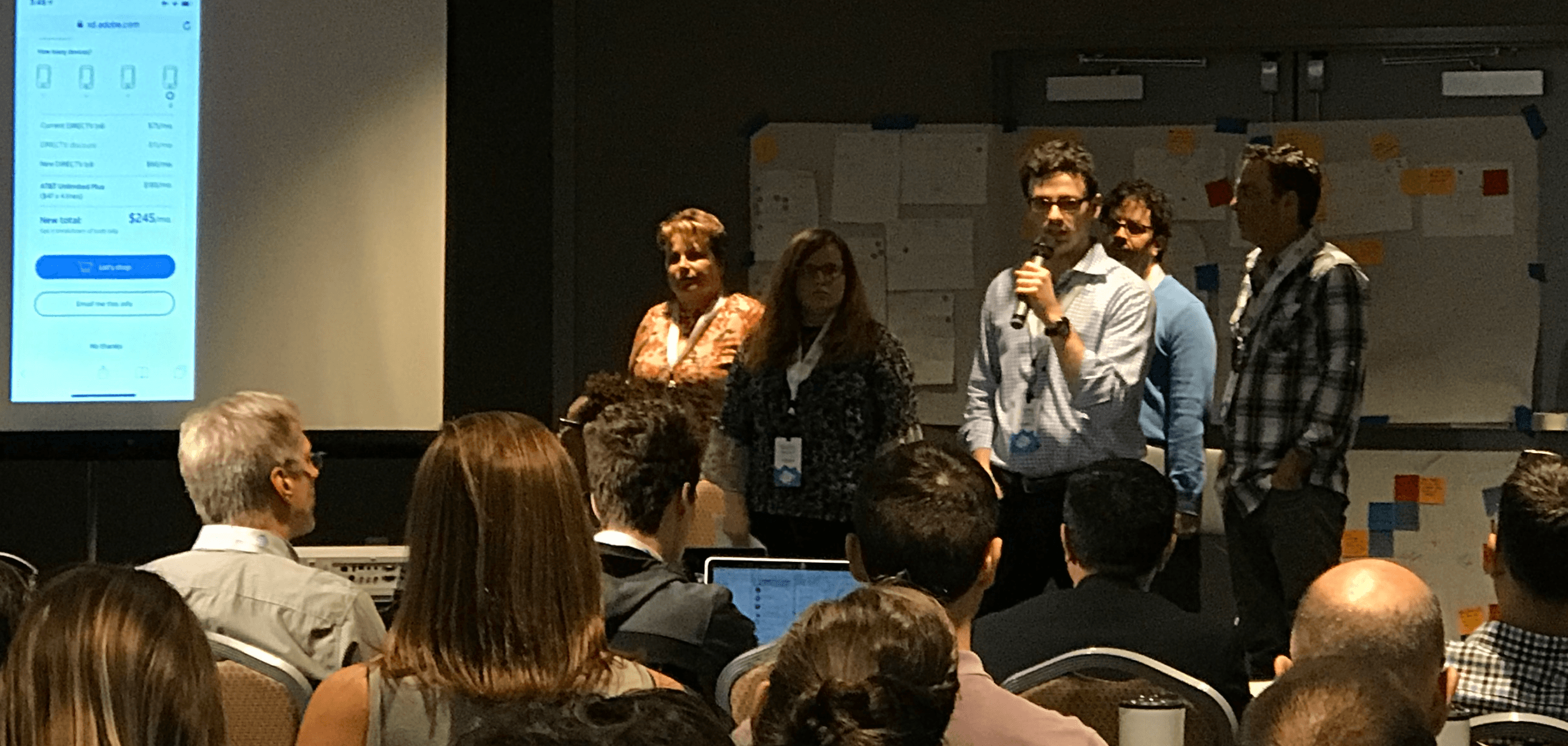 Ryan Roberts presenting